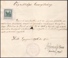 1916-1921 Eperjes, Kobulniczky (Cirill) Cyrill (1882-1949) görögkatolikus kanonok 2 db irata: Az epe...