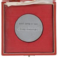 1962. "Csepel SC - 50 év" egyoldalas Zn emlékérem, hátoldalán névre szóló gravírozással &q...