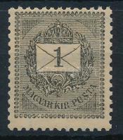 1899 1kr 12 : 11 3/4 fogazással, csillagvízjellel, luxus POSTATISZTA minőségben! (32.000)