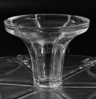 Leonard masnis-szalagos díszítésű talpas tortatál, címkével jelzett, hibátlan, d: 32,5 cm, m: 10,5 c...