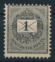 1888 Sztereo 1kr enyhén elfogazva, POSTATISZTA luxus minőségben! (20.000)