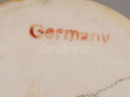 Német szerencsehozó kéményseprő figura. Jelzett, hibátlan, m: 13,5 cm