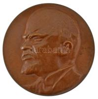 DN "Lenin" egyoldalas bronz emlékérem (69mm) T:AU