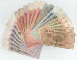 Szovjetunió 1961. 1R (5x) + 3R + 5R (3x) + 10R (7x) + 25R (6x) T:F,VG Soviet Union 1961. 1 Ruble (5x) + 3 Ruble + 5 Ruble (3x) + 10 Ruble (7x) + 25 Ruble (6x) C:F,VG