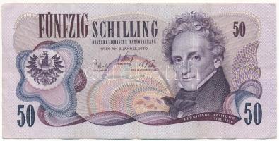 Ausztria 1970. 50Sch "F 906656 E" T:F erős papír
Austria 1970. 50 Schilling "F 90665...