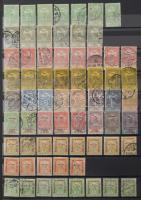 1871-1938 Magyar bélyegek másodpéldányokkal 8 lapos A/4 berakóban