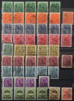 1871-1938 Magyar bélyegek másodpéldányokkal 8 lapos A/4 berakóban