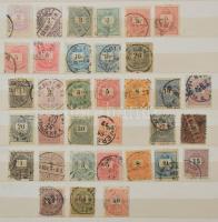 Nagyon vegyes magyar tétel a krajcárosoktól, jobbakkal, modern blokkokkal, 8 lapos A/4 berakóban