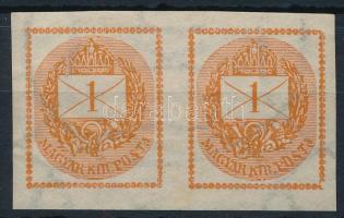 1881 Hírlapbélyeg postatiszta pár szép minőségben