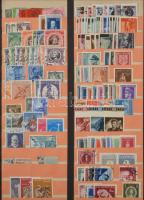 Európai országok érdekes régi összeállítása nagyalakú 16 lapos régi csatos berakóban, a gerince elvá...