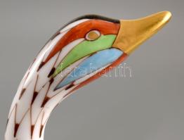 Hollóházi Garden mintás liba. Jelzett, hibátlan, m: 14 cm