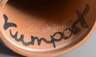 Kumpost Éva (1934-1994): Elegáns úr. Jelzett, minimális kopással, m: 27 cm