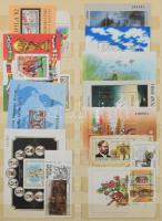 Képes magyar bélyegek összeállítása 10 lapos nagyalakú berakóban (használt állapotban)