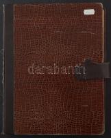 Képes magyar bélyegek összeállítása 10 lapos nagyalakú berakóban (használt állapotban)