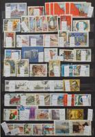 Szovjetunió több száz db bélyeg 12 lapos nagyméretű berakóban