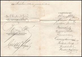 1904 Miskolc, felső kereskedelmi iskolai érettségi bizonyítvány Cholnoky Jenő (1870-1950) földrajztu...