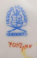 Herendi Apponyi Vert mintás váza. Jelzett, repedt, m: 16 cm