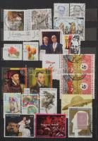 Belga kis vegyes tétel 6 lapos közepes berakóban, tokkal