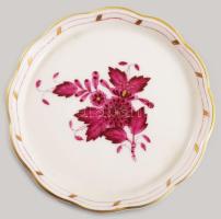 Herendi Apponyi mintás ékszeres tálka. Jelzett, hibátlan, d: 8 cm