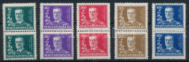 1930 Kormányzói 10 éves évforduló sor párokban (16.000)