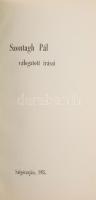 Szontagh Pál válogatott írásai. Összeáll.: Praznovszky Mihály. Nógrádi Irodalmi Ritkaságok 5. köt. S...