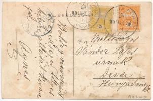 1906 Szovátafürdő, Baile Sovata; Cukrászda. Kelemen Ádám kiadása / confectionery (ázott / wet damage...