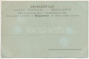 1901 "A piros bugyelláris titka" kihajtható, belül mini 10 és 50 forintos "bankjegyek...