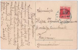 1919 Hofherr-Schrantz cséplőgépek reklámja / Hungarian agricultural machine factory advertisement ca...