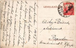 1919 Ganz és Társa Vasöntő- és Gépgyár-Részvénytársulat, Budapest. Képviselő: Knapp Dávid, Léva. csé...