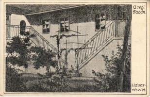 Budapest I. A régi Tabán, udvar részlet (EK)