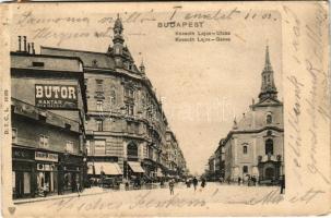 1903 Budapest V. Kossuth Lajos utca, bútorraktár, Franke Pál üzlete (lyuk / hole)