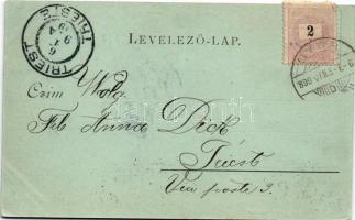 1899 Győr, Városháza, Kismegyeri csata emlékmű, Baross úti sarokház. Beretz Viktor kiadása. Art Nouv...