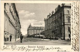 1903 Győr, Veöreös palota, Deák Ferenc utca. Nitsmann József kiadása (EK)