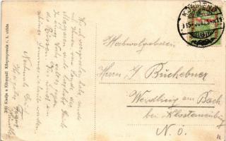 1915 Körmend, Korona szálloda és kávéház. Körmendi Könyvnyomda r.t. kiadása (EK)