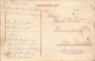 1915 Újszentanna, Új-Szt.-Anna, Szentanna, Santana; Római katolikus templom, Fő tér, Henny Sándor és...