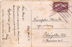 1926 Siklós, Városháza, Pelikán szálloda, Steinbach Samu üzlete. Feiler Mariska kiadása (kopott sark...