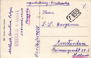 1927 Salgótarján, Fő utca, Bóth Béla, Friedler Samu üzlete, könyvnyomdája és saját kiadása (EK)
