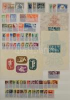 6 magyar modern gyűjtemény a 60-80-as évekből, csaknem mind kevés korábbi anyaggal 16 lapos A/4 berakóban + 3 db 8 lapos A/4 berakó a 80-as évek anyagával. Nagyon magas katalógus érték!!