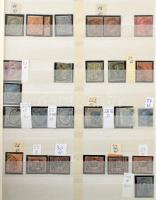 Olaszország tartalmas főleg bélyegzett gyűjtemény a kezdetektől az 1990-es évekig 2 db 30 lapos A/4 ...