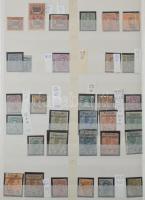 Olaszország tartalmas főleg bélyegzett gyűjtemény a kezdetektől az 1990-es évekig 2 db 30 lapos A/4 ...