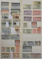 Olaszország tartalmas főleg bélyegzett gyűjtemény a kezdetektől az 1990-es évekig 2 db 30 lapos A/4 ...