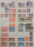 Olaszország tartalmas főleg bélyegzett gyűjtemény a kezdetektől az 1990-es évekig 2 db 30 lapos A/4 ...