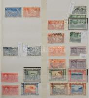 Olaszország tartalmas főleg bélyegzett gyűjtemény a kezdetektől az 1990-es évekig 2 db 30 lapos A/4 ...