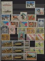 Olaszország tartalmas főleg bélyegzett gyűjtemény a kezdetektől az 1990-es évekig 2 db 30 lapos A/4 ...