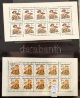 Csehszlovákia gyűjtemény + tétel a kezdetektől előnyomott albumban, 2 nagy berakóban + blokkberakóban.
