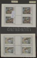 Csehszlovákia gyűjtemény + tétel a kezdetektől előnyomott albumban, 2 nagy berakóban + blokkberakóba...