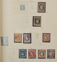 Románia tartalmas gyűjtemény a klasszikusoktól több jó kiadással 1960-ig albumban, továbbá későbbi i...