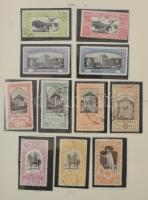 Románia tartalmas gyűjtemény a klasszikusoktól több jó kiadással 1960-ig albumban, továbbá későbbi i...