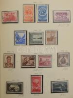 Románia tartalmas gyűjtemény a klasszikusoktól több jó kiadással 1960-ig albumban, továbbá későbbi i...