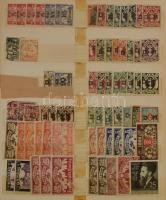 Nagyrészt postatiszta és tengerentúli tétel nagyon sok motívummal, rengeteg új bélyeggel 8 db A/4 be...